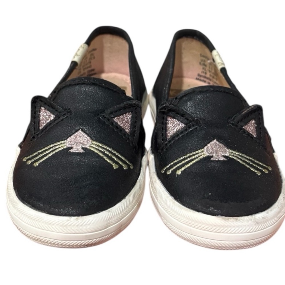 Kate Spade & Keds Infant Toddler Cat Slip On Shoes Size 6.5